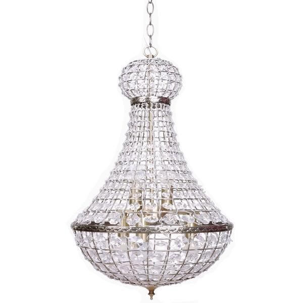 Crystal French Basket Chandelier Hire