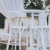 white bar stool and bar table hire hunter valley